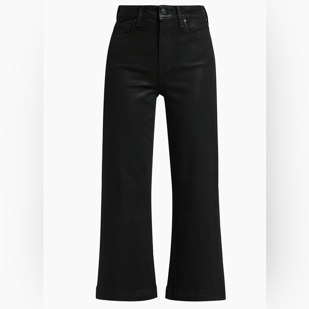 PAIGE Anessa Black Fog Luxe Coating Jeans - Picture 3 of 13